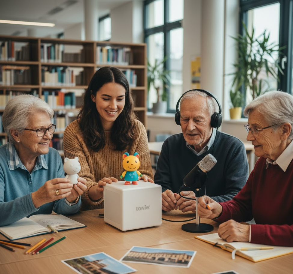 Workshop zum Tonie Projekt für Seniorinnen und Senioren 21.11. und 22.11.2025 in Brühl im Cultra in Brühl Ost